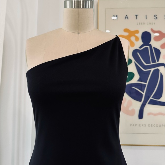 Vintage 90’s Laundry By Shelli Segal One-Shoulder Dress - Picture 6 of 14